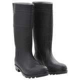 Vidaxl Rainboots Size 44 PVC Black