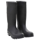 VidaXL bottes de pluie taille 44 PVC noir