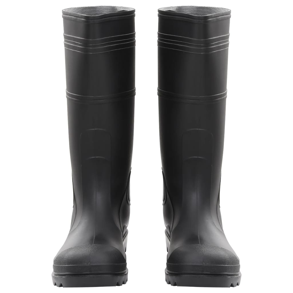 Vidaxl Rainboots Taille 44 PVC Black