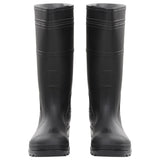 Vidaxl Rainboots Taille 44 PVC Black