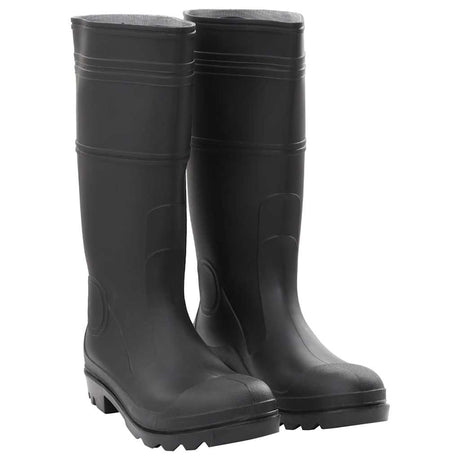 VidaXL bottes de pluie taille 45 PVC noir