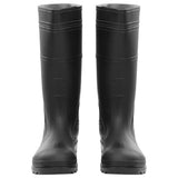VidaXL bottes de pluie taille 45 PVC noir