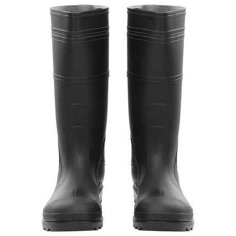 VidaXL bottes de pluie taille 45 PVC noir