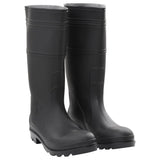 VidaXL bottes de pluie taille 46 PVC noir