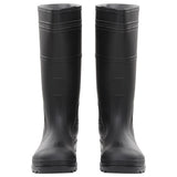VidaXL bottes de pluie taille 46 PVC noir