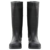 Vidaxl Rain Boots Størrelse 46 PVC Sort