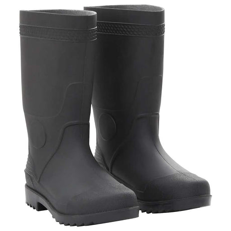 VidaXL bottes de pluie taille 38 PVC noir