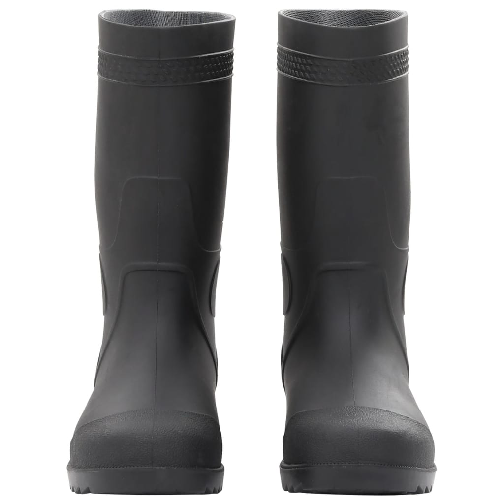 Vidaxl Rain Boots Storlek 38 PVC Black