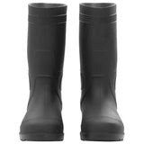 VidaXL bottes de pluie taille 38 PVC noir