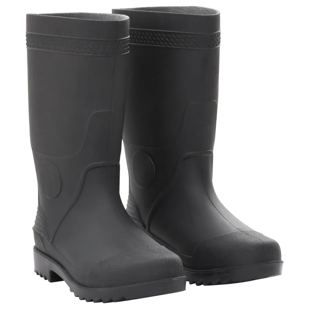 Vidaxl Rain boots Size 39 PVC Black