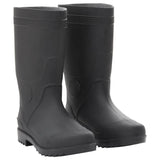 Vidaxl Reen boots Gréisst 39 pvc schwaarz