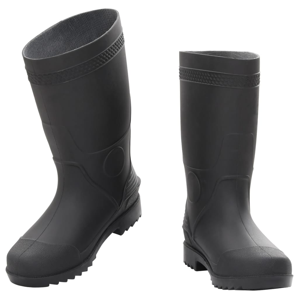 Vidaxl Reen boots Gréisst 39 pvc schwaarz