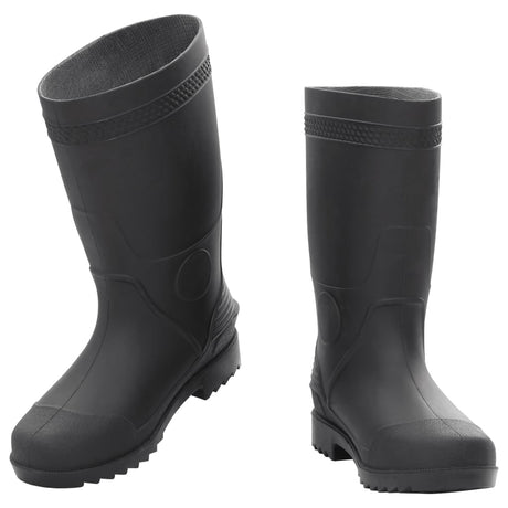 VidaXL bottes de pluie taille 40 PVC noir