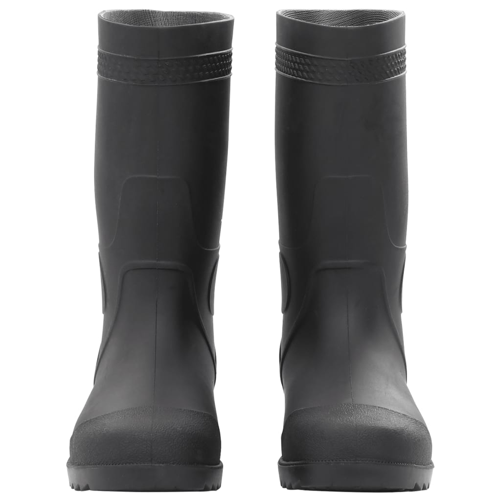 Botas de lluvia Vidaxl tamaño 40 PVC Negro