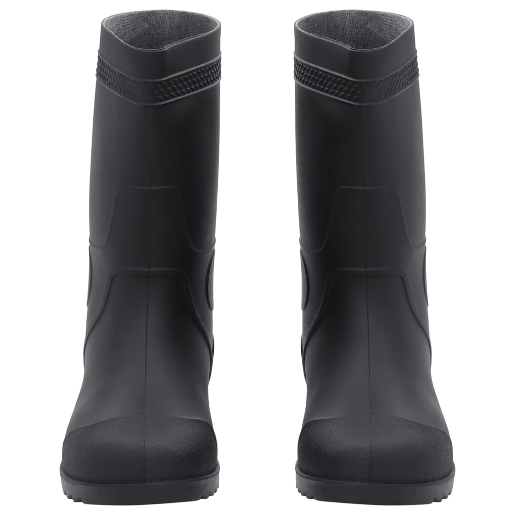 VidaXL bottes de pluie taille 43 PVC noir