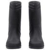 VidaXL bottes de pluie taille 43 PVC noir