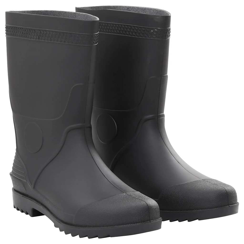 VidaXL bottes de pluie taille 45 PVC noir