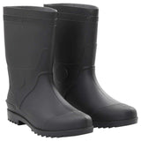 VidaXL bottes de pluie taille 45 PVC noir
