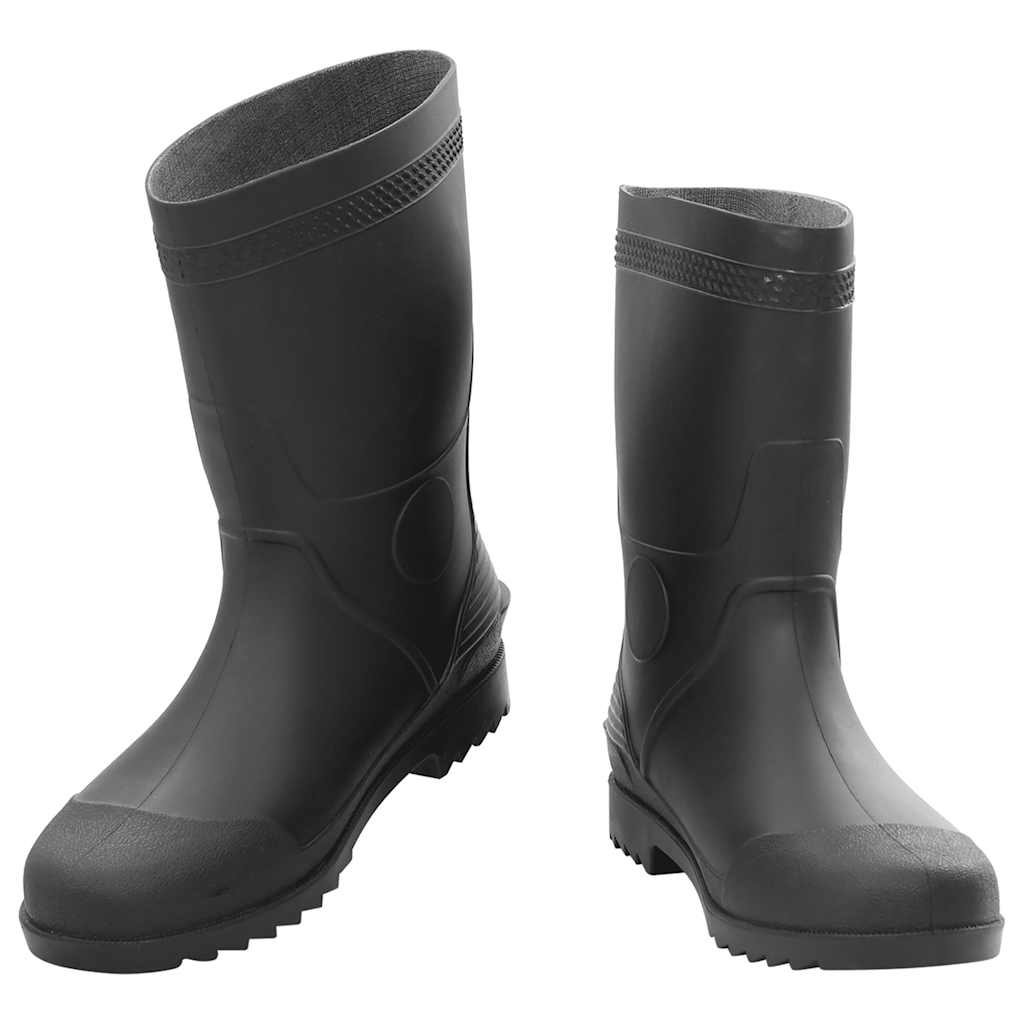VidaXL bottes de pluie taille 45 PVC noir