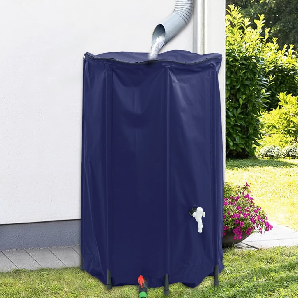 Réservoir d'eau VidaXL avec robinet pliable 500 l PVC