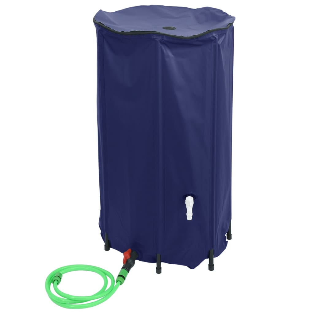 Vidaxl watertank met kraan opvouwbaar 250 l pvc