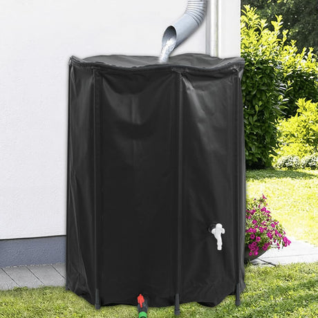 Réservoir d'eau VidaXL avec robinet pliable 1350 l PVC