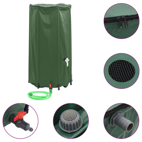 Réservoir d'eau VidaXL avec robinet pliable 100 l PVC