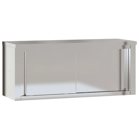 Vidaxx armoire murale de cuisine à portes coulissantes en acier inoxydable