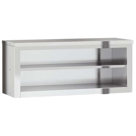 Armoire murale de cuisine Vidaxx avec étagère en acier inoxydable