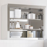 Armoire murale de cuisine Vidaxx avec étagères en acier inoxydable