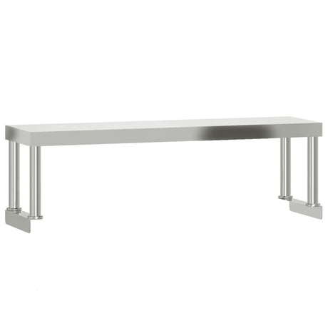 Vidaxx augmentation pour table de travail 110x30x35 cm acier inoxydable