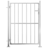 Vidaxl Garden Gate 100x125 cm en acier inoxydable