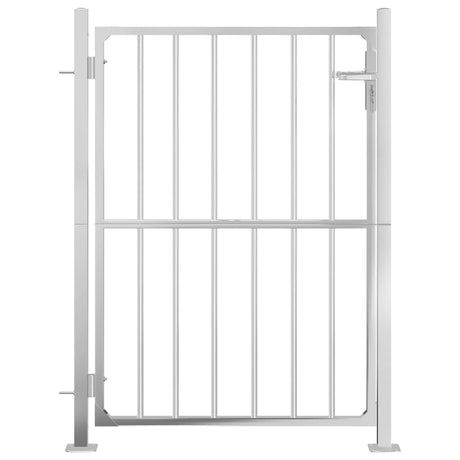 VidaXL Portail de jardin 100x150 cm en acier inoxydable