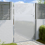 Vidaxl Garden Gate 100x150 cm de acero inoxidable