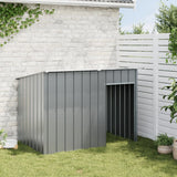 Vidaxxl niche avec toit 153x91x110 cm acier anthracite