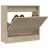 Vidaxl Shoe cabinet 60x21x57 cm Properted Wood Sonoma Oak colored