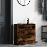 Vidaxx armoire à chaussures 60x21x57 cm bois traité, chêne fumé