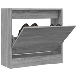 Vidaxx meuble à chaussures 60x21x57 cm bois d'ingénierie chêne sonoma gris