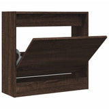 Vidaxx armoire à chaussures 60x21x57 cm bois fini couleur chêne marron