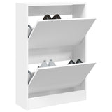 Vidaxx armoire à chaussures 60x21x87,5 cm bois d'ingénierie blanc