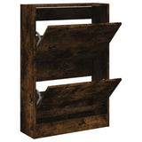 Vidaxx armoire à chaussures 60x21x87,5 cm bois traité, chêne fumé