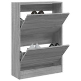 VidaXL shoe cabinet 60x21x87.5 cm Producted Wood Gray Sonoma Oak color