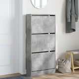 Vidaxx meuble à chaussures 60x21x125,5 cm bois d'ingénierie gris béton