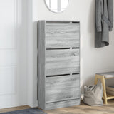 Vidaxx meuble à chaussures 60x21x125,5 cm bois d'ingénierie chêne sonoma gris