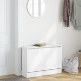 Vidaxl Shoe Cabinet 80x21x57 cm Property Wood White