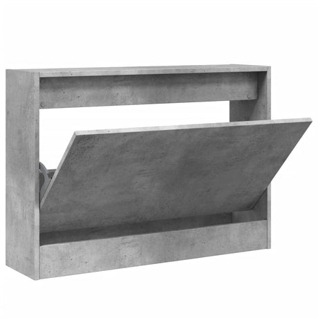Vidaxx meuble à chaussures 80x21x57 cm dérivé du bois béton gris
