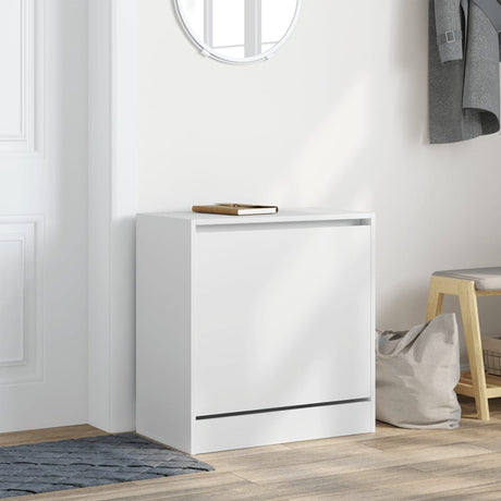Vidaxx meuble à chaussures 60x34x63,5 cm bois d'ingénierie blanc