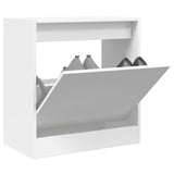 Vidaxx meuble à chaussures 60x34x63,5 cm bois d'ingénierie blanc