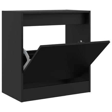 Vidaxx armoire à chaussures 60x34x63,5 cm bois fini noir