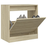 VidaXL shoe cabinet 60x34x63.5 cm processed wood sonoma oak colored